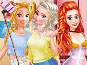 Yay! Ariel, Elsa and Rapunzel are going at the same college! No wonder they’re so happy. But as ne