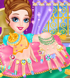 Are you ready to show off your skills in this brand new nail game? Let's give the princess the best 
