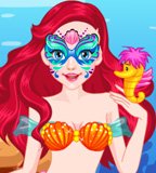 Mermaid Face Art