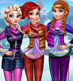 Princesses Visit Ice Kingdom