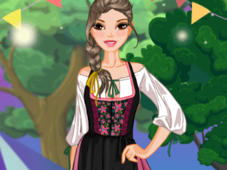 Make your country folk costume! Have fun playing this dressup games! 