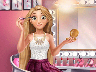Princess Rapunzel Makeup Time