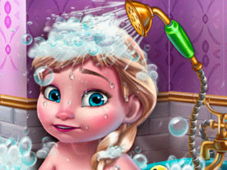 Elsa Shower Fun