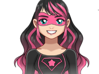 In Kawaii Superhero Maker you can create your own version of a Superhero girl! You have tons of opti