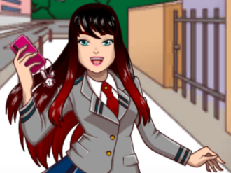 Late for School Dress up game