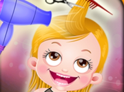 Help Hazel had her hair cut! Go to the hairdressers' with her and choose a nice hairstyle together! 