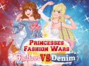 Princesses Fashion Wars Feathers VS Denim