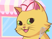 Help kitty to rule a bakery!