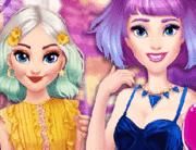 Elsa and Rapunzel are waiting for you to join them for a fashion-filled day. Start your fashion tran