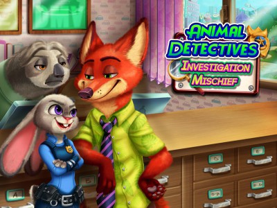 Bunny Cop and Fox Detective have no time to waste on their investigation of a missing otter, help th