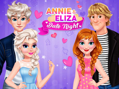 Love is in the air! Annie and Eliza were invited to a romantic double date. Pick a cool outfit for t