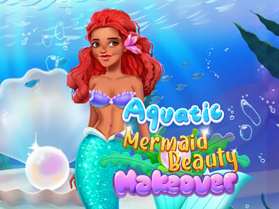 Aquatic Mermaid Beauty Makeover