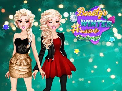 OMG, Beauty's doing a Hashtag Challenge! Join her in this selection of the best winter outfits. Dres