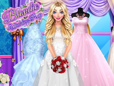 Blondie is getting ready for her wedding and she could use a fashion adviser. Join her in one of the