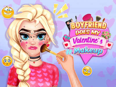 The funniest makeup challenge is here! Eliza's boyfriend will try to do her makeup for Valentine's D
