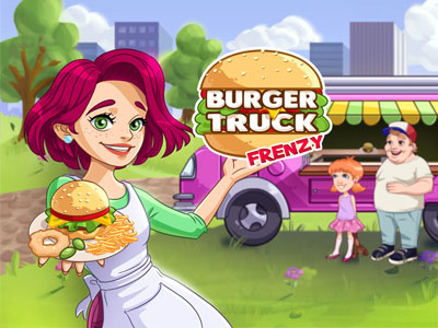 Play Burger Truck Frenzy USA! Cook burgers to satisfy your customers' appetites, and make sure you'r