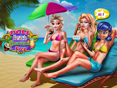 Go to the beach with three beautiful dolls that are also best friends for life! They have a lot of f
