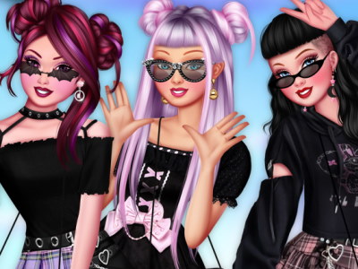 Try this game for girls and discover the makeup and goth outfits that these Ever After High attendee