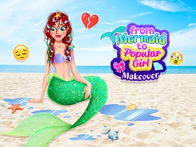 Being a full-time mermaid must be exhausting. Our lovely princess needs a little help with her trans