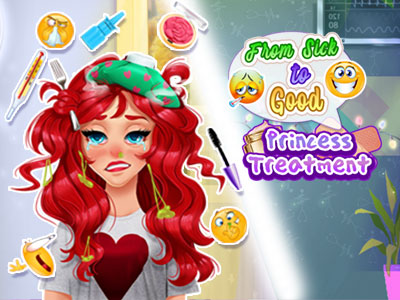 Oh, no! Here comes the cold season. Your favorite princess just caught the flu. Help her with the tr