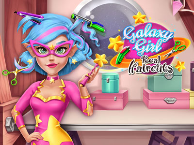 Galaxy Girl is an intergalactic superhero who's ready for a change of style! She's come to your salo