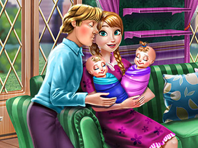 Spend a wonderful day with the brand new royal family. The Ice Princess has two wonderful twins that