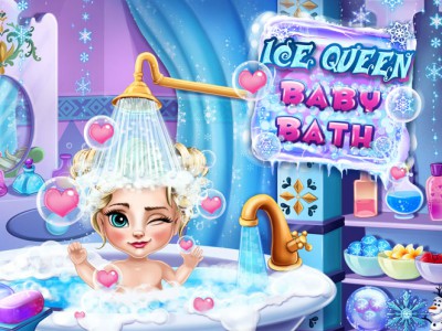 Ice Queen Baby Bath