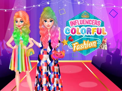 This summer your favorite princesses, Ella and Mermaid, wants to try a colorful style. Mix and match