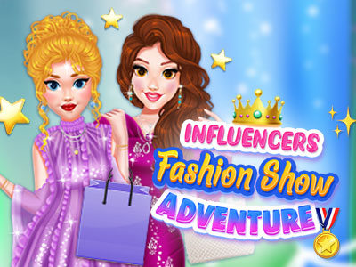 Join these beautiful influencers in their fashion show adventure! The princesses want to make a good