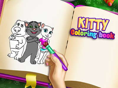 Kitty Coloring Book