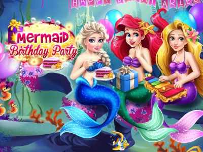 Join your favorite mermaid in a fun underwater party! The princess has invited her best friends to c