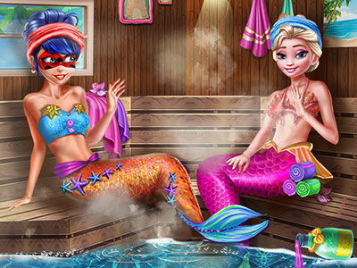 These two gorgeous mermaids are BFFs and they want to spend some quality time together. What better 