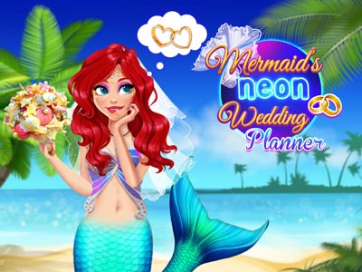 Mermaid is getting married and she needs your help with the wedding plans. Choose the flowers and a 