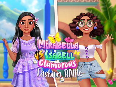 OMG, these two fabulous girls, Mirabella and Isabell are doing a super cool fashion challenge. Let's
