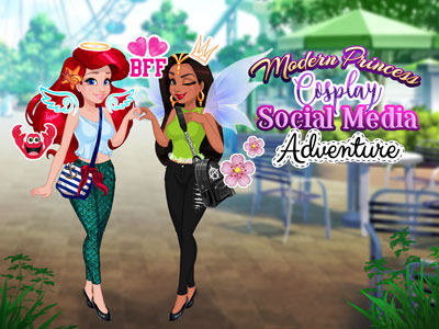 Princesses are up to some fun! Join then in this social media adventure and have fun dressing up the