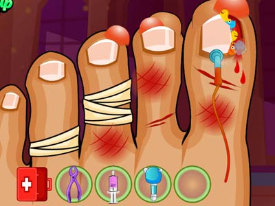 Monster Foot Doctor Game On GirlG