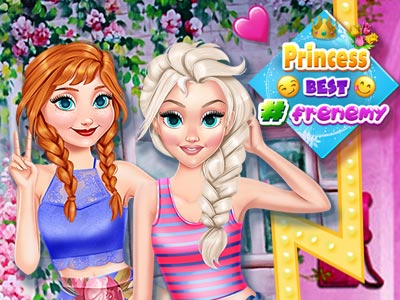 From #bestfriends to #bestfrenemys! Annie and Eliza are fighting over Kristoff's love. Help the two 