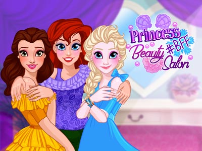Salon de înfrumusețare Princess BFF: Avem trei prințese și o provocare! Aceste prințese trebuie
