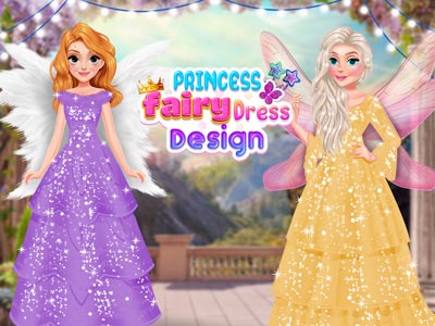 Princesses have the coolest idea. They dream about becoming fairies. Help them with the makeover and