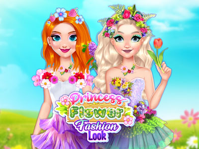 Princess Flower Fashion Look