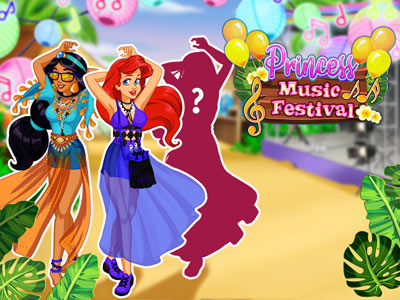 The princesses are going to a music festival. Help them get ready for this awesome event. Choose a f