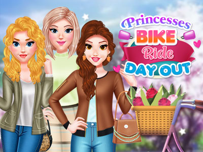 Your favorite princesses, Ella, Blondie, Beauty are up for a bike ride. Help the girls decorate thei