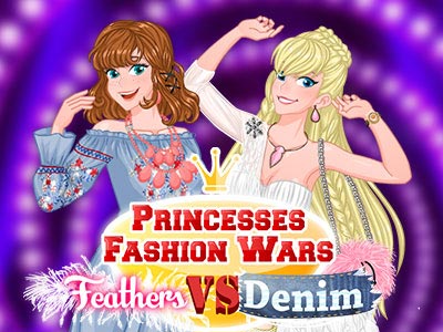 Princesses Fashion Wars Feathers VS Denim