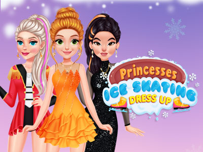 Princesses Ice Skating Dress Up