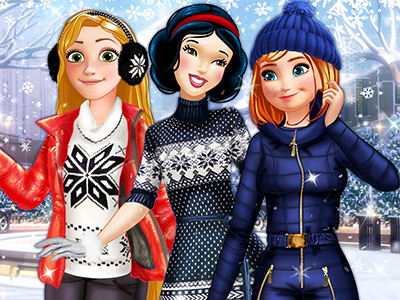 Winter has come! So many things to do! Anna, Rapunzel and Snow White cannot decide how to spend the 