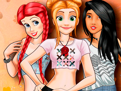Is this a Tumblr party? Hurry up to get there – it’s a private one! Rapunzel, Ariel and Pocahont