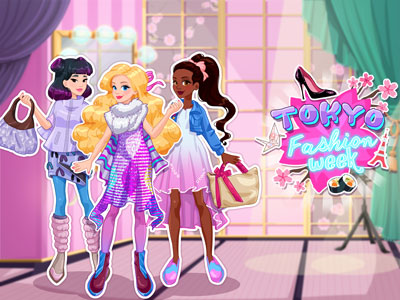 Join Audrey, Noelle and Yuki in Tokyo Fashion Week! Prepare the girls for this big event. Mix and ma