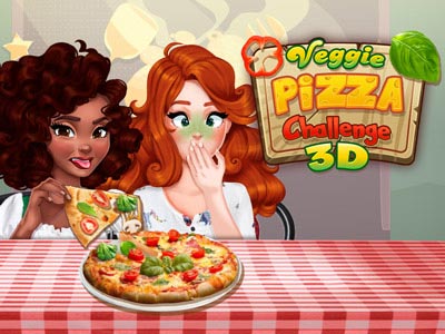 Yuuum, a new pizza place opened! Take part in this new Veggie Pizza Challenge. Join Noelle and Jessi