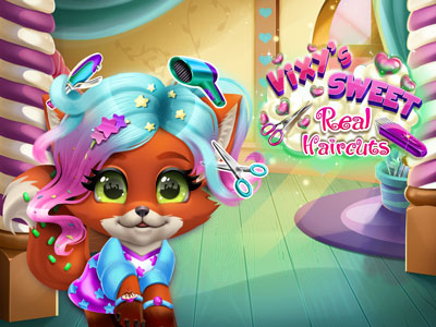 Vixy is an adorable little fox who loves sweets! She's decided to have a change of look recently and