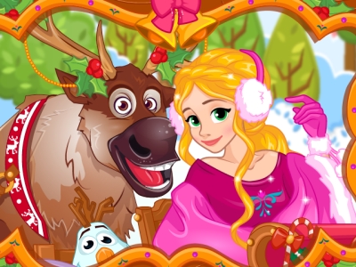 Join Rapunzel in a new adventure as she experiences Winter In Arendelle while visiting her royal cou